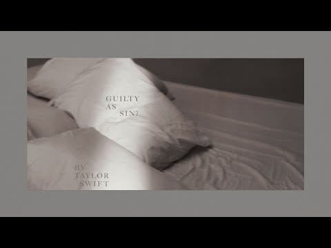 Taylor Swift - Guilty as Sin (Official Lyric Video)