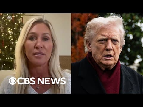 Watch: Marjorie Taylor Greene’s resignation announcement, Trump's response