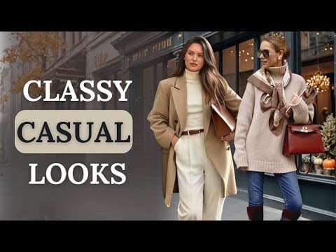 How to Look Elegant in Casual Clothes