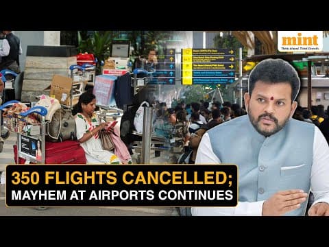 IndiGo Flights Status: 350+ Flights Cancelled Across Delhi, Mumbai, Bengaluru, Hyderabad | Details