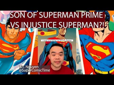 PRIME WORLD SUPERMAN SON VS INJUSTICE SUPERMAN?! — #comics