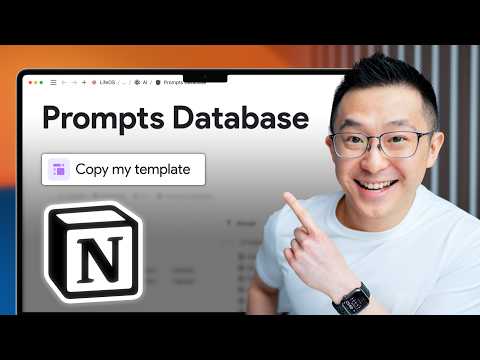How to Build a Prompts Database in Notion (template included)!