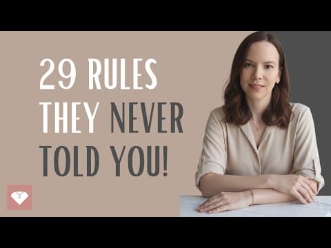 29 SECRET ETIQUETTE LAWS THAT MAKE YOU LOOK LIKE A MILLIONAIRE WITHOUT SPENDING AN EXTRA PENNY