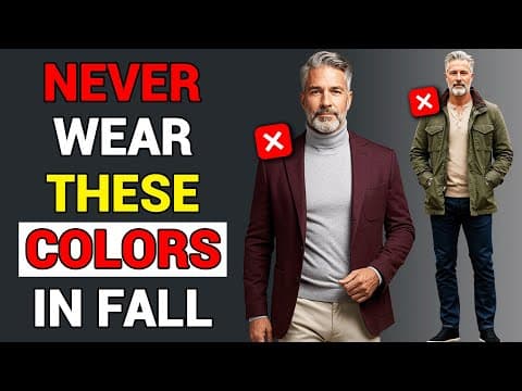 15 Outdated Fall Color Combos for Men 40+ (And What to Wear Instead)