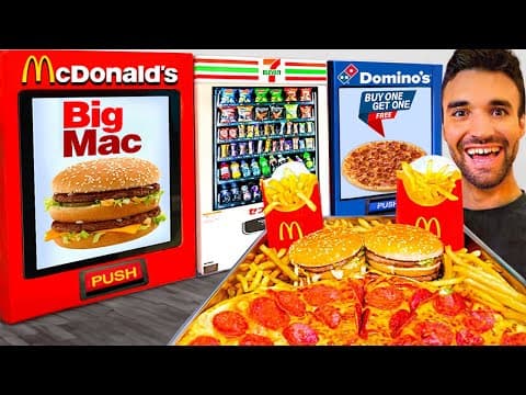 I Ate At World’s Most Unique Vending Machines