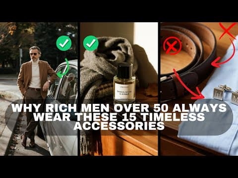 Why Rich Men Over 50 ALWAYS Wear THESE 15 Timeless Accessories