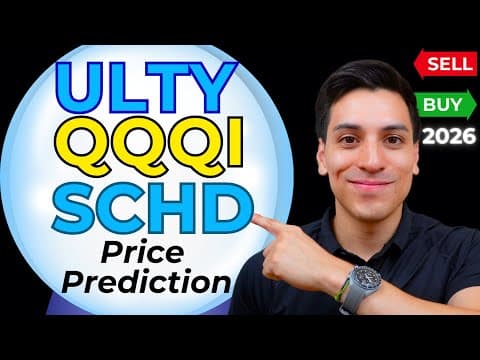 ULTY + QQQI + SCHD ETF Price Prediction for 2026 (3 Best ETFs that Pay High Dividends!)