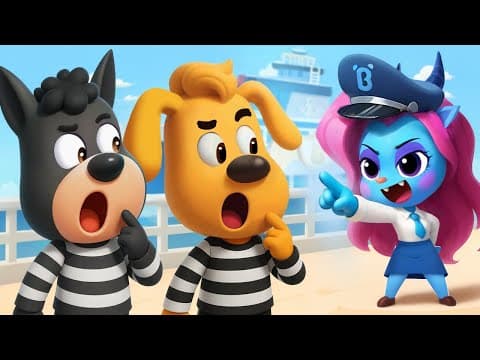 Police or Thief? | WaterCity Mystery🌊 | Funny Stories | Sheriff Labrador | Kids Cartoon | BabyBus