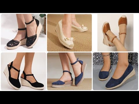 ZAPATOS Cómodos Casuales con tacón CUÑA que te encantarán!!