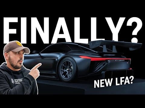 The New Lexus LFA Is Here, But Toyota Are Being Weird About It