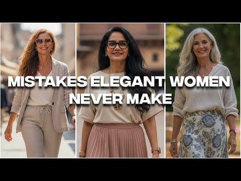 Casual to Classy 25 COMMON Upgrades Elegant Women 55+ Use
