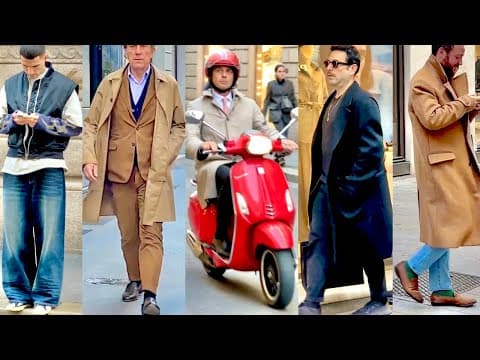 November 2025🍁Everyday Fall Outfits for Men 🇮🇹Men Street Style Milan & Shopping for autumn wardrobe