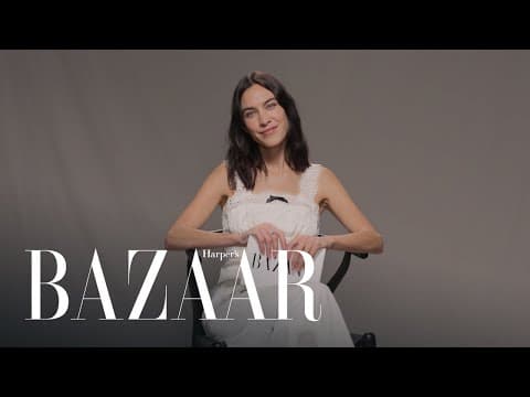 Alexa Chung on Her Best Look of All Time | Burning Questions | Harper's BAZAAR