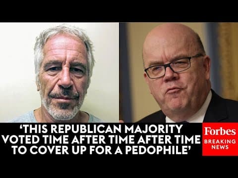 'It's Disgusting': McGovern Drops The Hammer On GOP For Voting To Block Release Of The Epstein Files