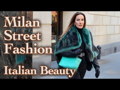 Winter 2025 Milan Street Fashion: Must-See New Looks from Italy’s Trendsetters