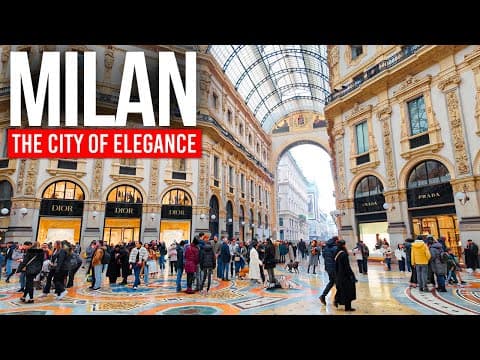 MILAN 🇮🇹 Italy’s Capital of Luxury | 4K Walking Tour