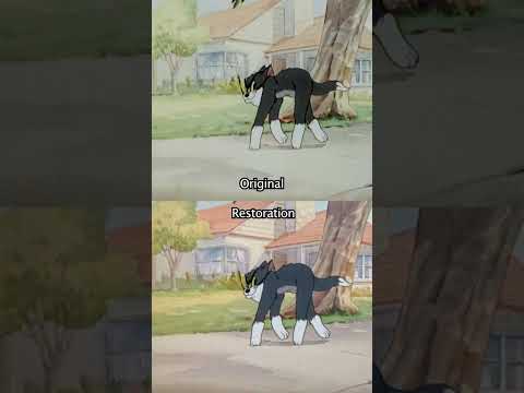 Tom and Jerry, restored vs original episodes! #tomandjerry #classiccartoons #warnerbros