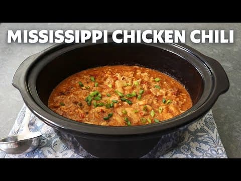 Mississippi Chicken Chili | Food Wishes