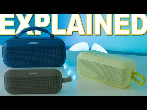 Bose Soundlink Family Explained - Flex 2 Vs Plus Vs Max