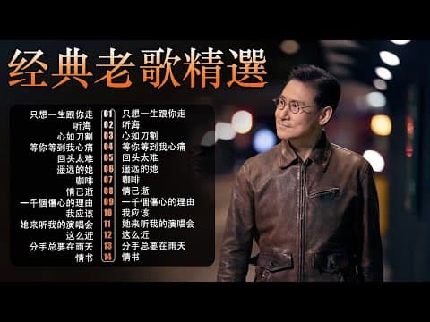 經典粵語歌曲|歌神張學友20首傳唱粵語情歌 🎵 還是覺得妳最好・情已逝・一千個傷心的理由 – 90年代懷舊金曲回顧|Cantonese Golden Hits|Chinese Golden Music