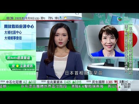 無綫TVB 0030新聞報道|馬克龍轉抵成都 據報將於都江堰再晤習近平|東航上海往阿根廷新線橫跨東西與南北半球 中國至南美航程縮至25小時|高市早苗被檢舉違反政治資金規正法 涉接受企業超額捐款|TVB