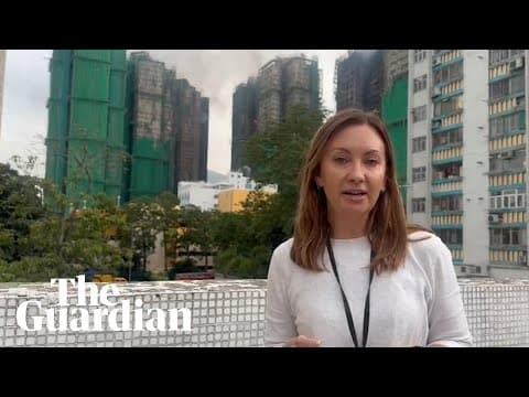 Hong Kong apartment fires continue to burn as people rally to support survivors