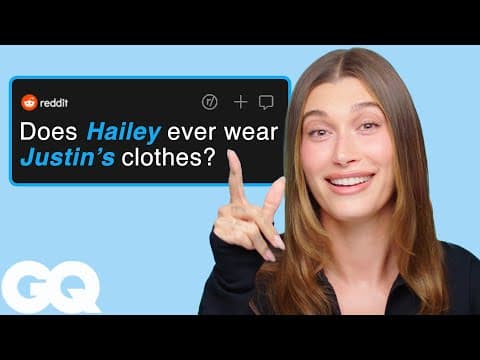 Hailey Bieber Replies To Fans Online | Actually Me