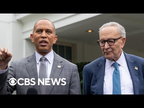 Democrats urge for "bipartisan path forward" after government shutdown