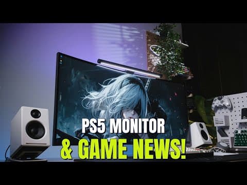 PS5 News: Best Monitors, Free AC Mirage DLC, Shinobi Revival & Cobra Anime!