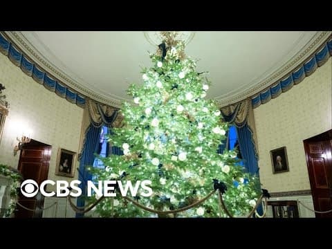 How Melania Trump honors past Christmas displays in White House holiday design