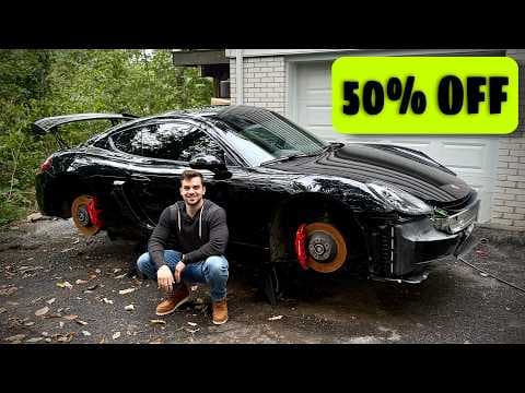 Finding out why my Totaled Porsche GT4 WAS SO CHEAP!