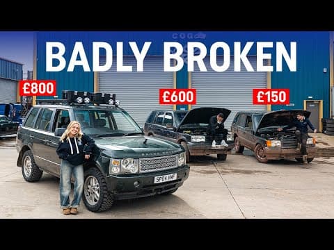How Badly Damaged Is Izzy Hammond’s Cheap Range Rover After Off-Roading?