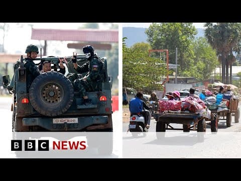 Thailand and Cambodia launch fresh strikes in ongoing border dispute | BBC News