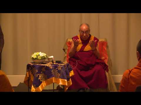 Meeting The Dalai Lama in Trondheim, 2015
