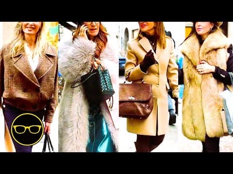 Winter CHIC FASHION Trends Street Style Milan - Capturing the Most Elegant and Luxurious Outfits