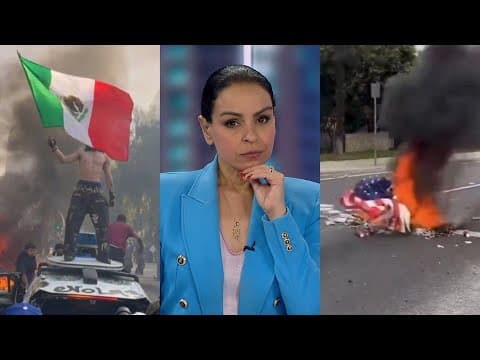 Lefties Losing It: LA rioters fly Mexican flag, burn the Stars and Stripes