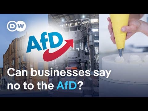 German companies face far-right dilemma | DW News