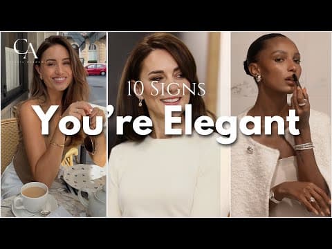10 Signs You’re an Elegant Woman