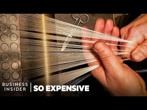 Why 5 of The World's Priciest Fabrics Are So Expensive | So Expensive Marathon | Business Insider