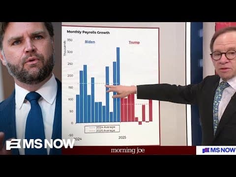 Steve Rattner: JD Vance can talk about inheriting a bad economy but it’s still going the wrong way