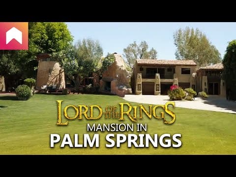 Lord of the Rings mansion in Palm Springs