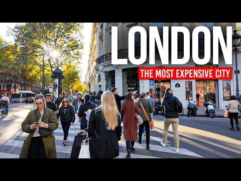 LONDON, UK 🇬🇧 Exploring London’s Most Famous Streets | 4K Walking Tour