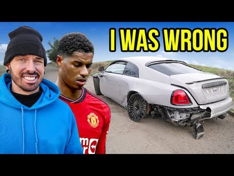 THE TRUTH ABOUT MARCUS RASHFORD'S WRECKED ROLLS ROYCE WRAITH