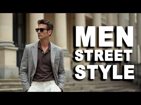 Stylish Men & Cars on London Streets | Men's Fashion & Street Style 2025