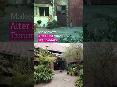 Im 100 Jahre alten Hof wohnen! 😍🐄🐑🏡 #vorhernachher