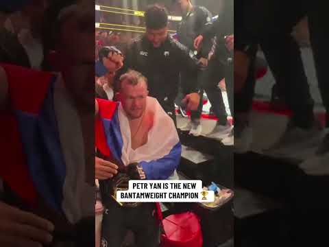 Yan leaves the Octagon as champion #UFC323