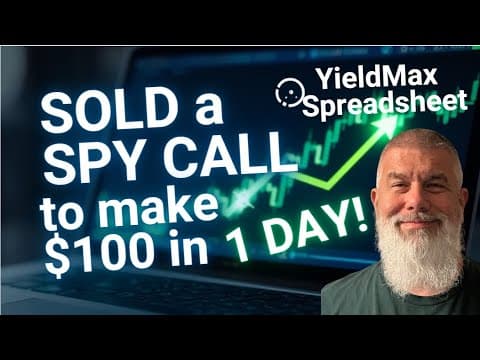 SOLD CALL on SPY... EARNED $100 in 1 DAY and will look to do it AGAIN!