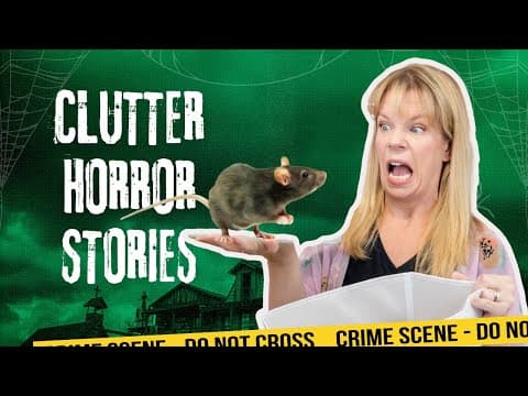 Ultimate Decluttering Motivation - Scare The Stuff Right Out Of Your House!