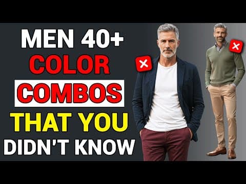 12 Secret Color Combos You're Missing In 2025 | Men’s Style 40+40+