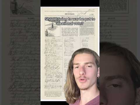 Should We Vote For Declarations of War?